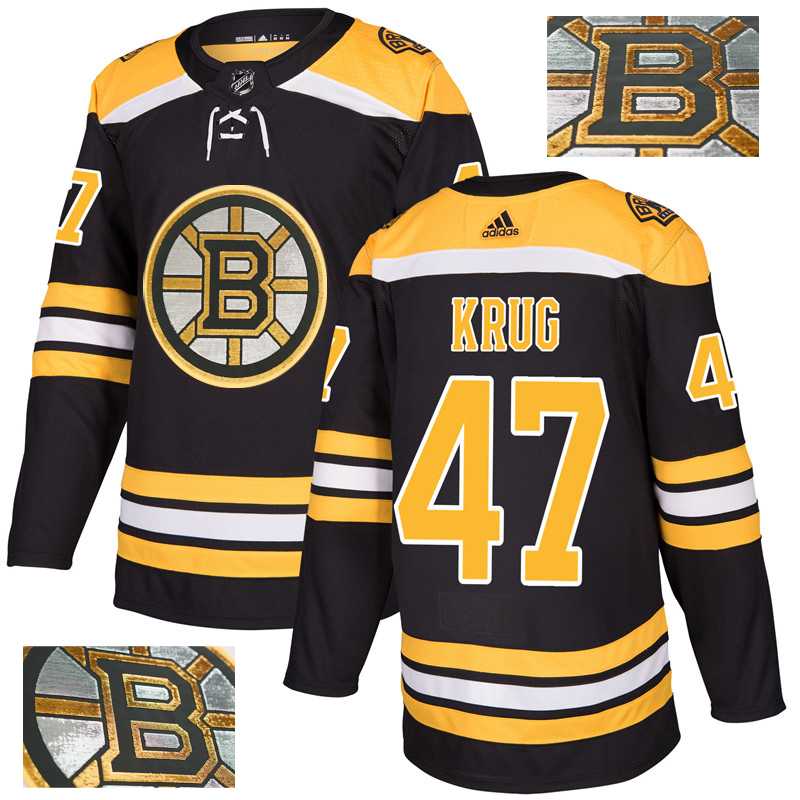 Bruins 47 Torey Krug Black With Special Glittery Logo Adidas Jersey,We sell and wholesale Bruins 47 Torey Krug Black With Special Glittery Logo Adidas Jersey on line form chian!
